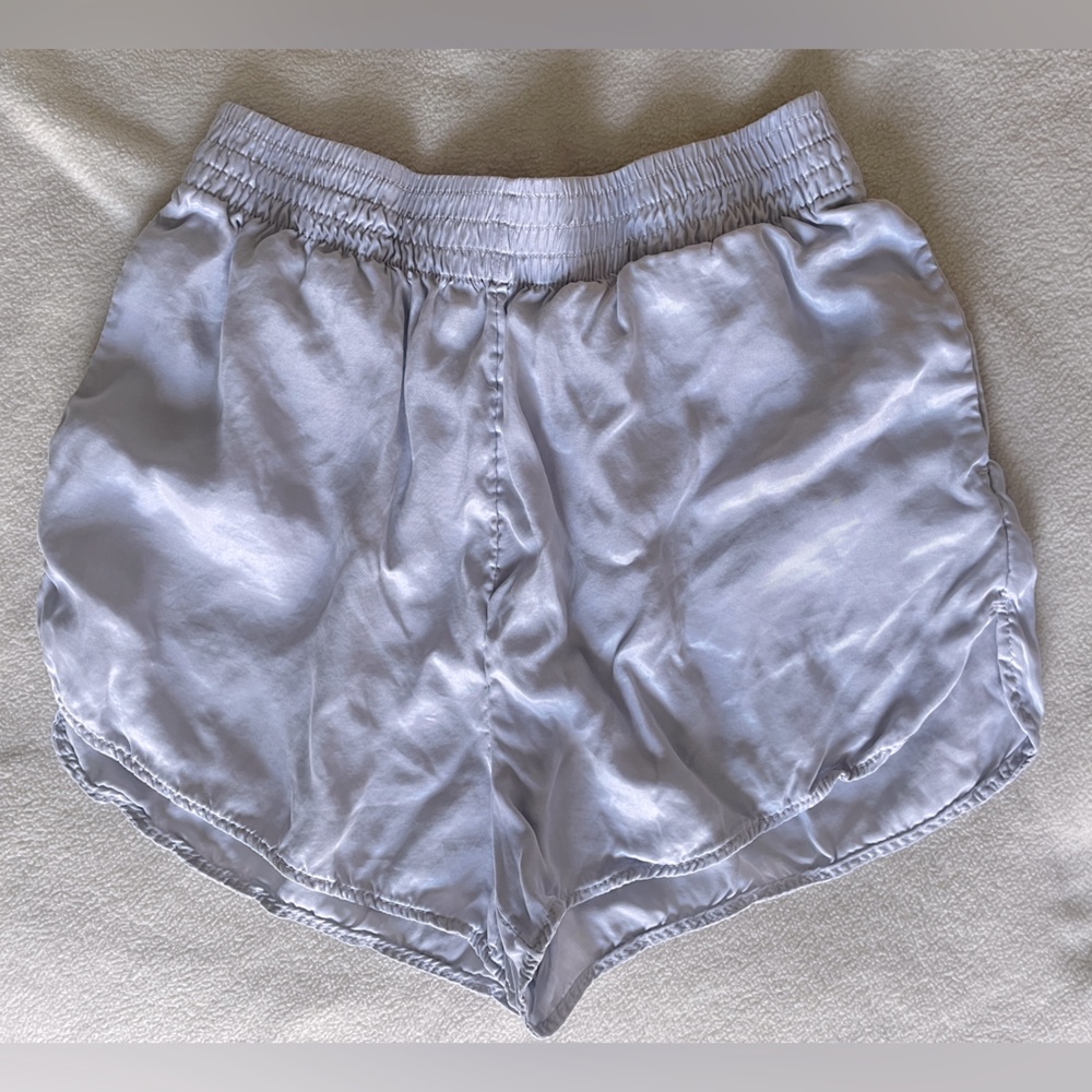 H&M. Silver/gray athletic shorts